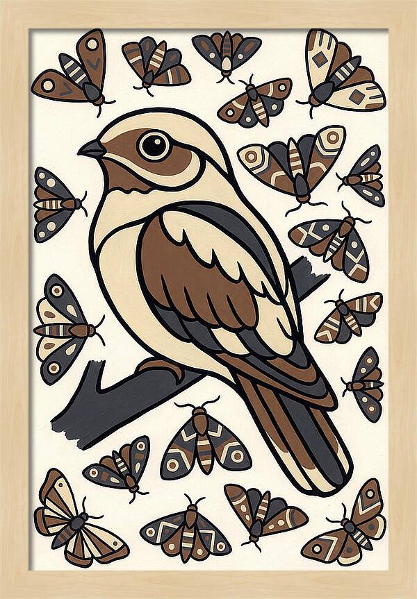 Nightjar Among Moths