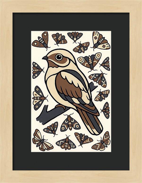 Nightjar Among Moths