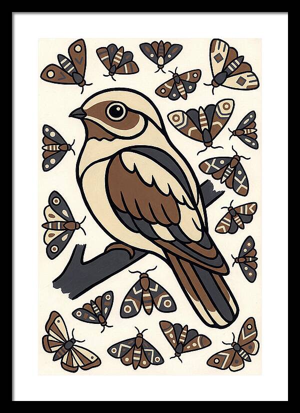 Nightjar Among Moths