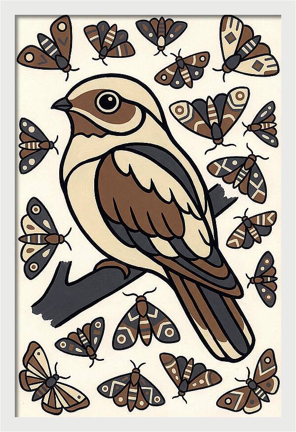 Nightjar Among Moths