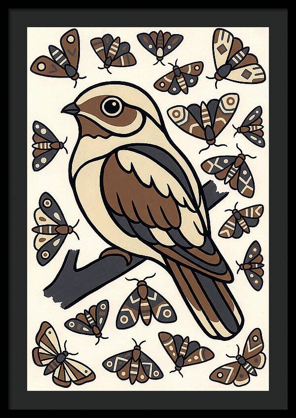 Nightjar Among Moths
