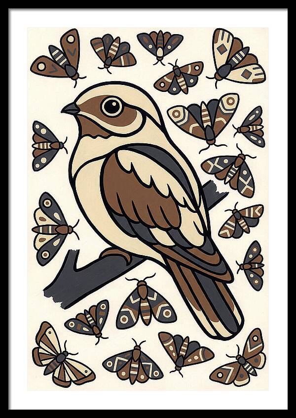 Nightjar Among Moths