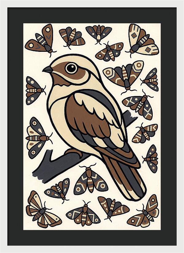 Nightjar Among Moths