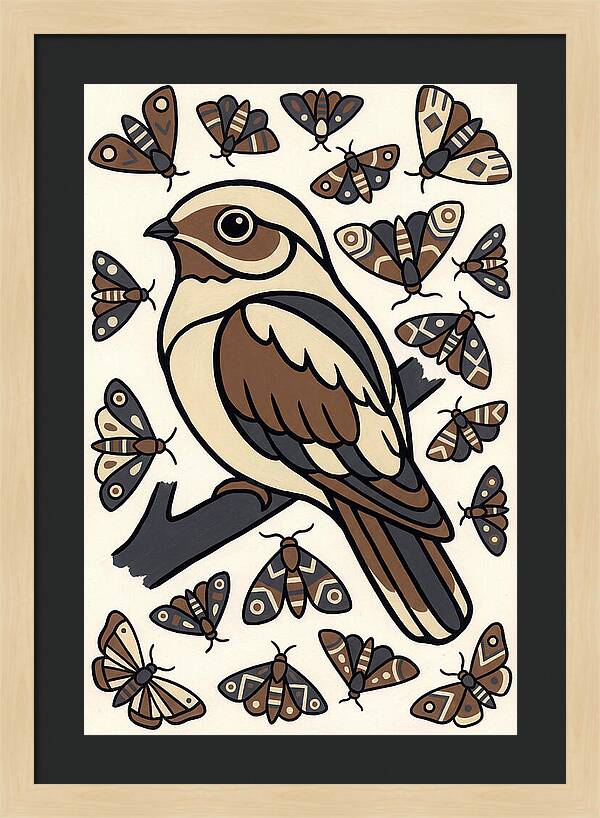 Nightjar Among Moths