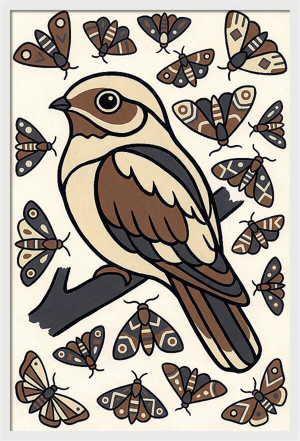 Nightjar Among Moths