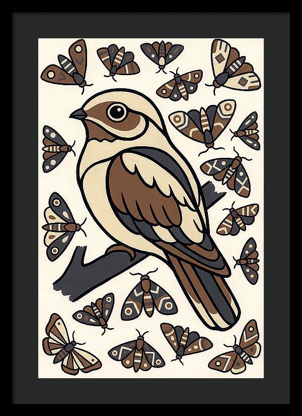 Nightjar Among Moths