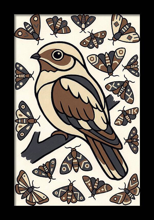Nightjar Among Moths
