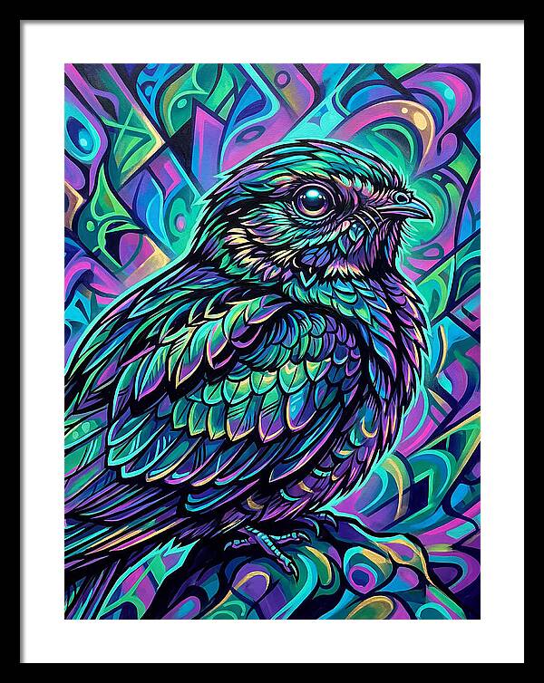 Nightjar In Vibrant Colors