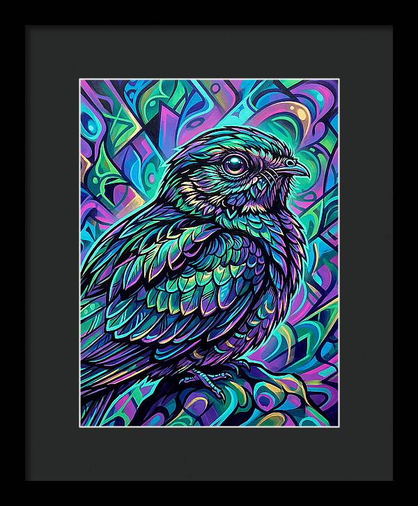 Nightjar In Vibrant Colors