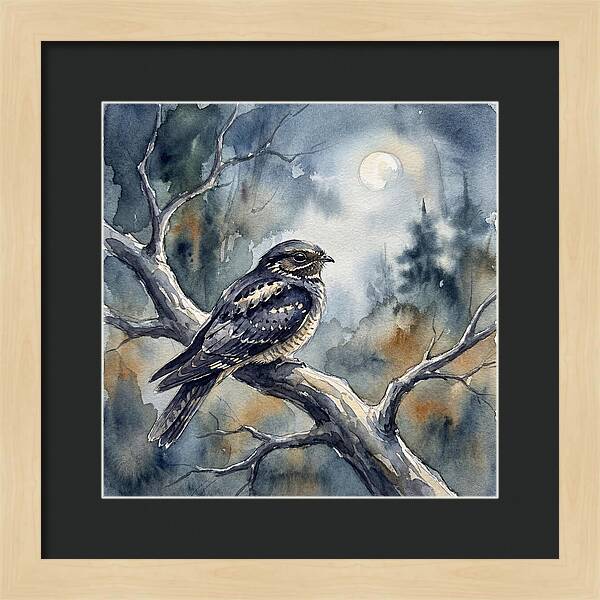 Nightjar Under The Moonlight