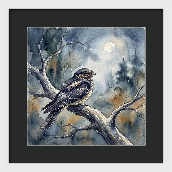 Nightjar Under The Moonlight