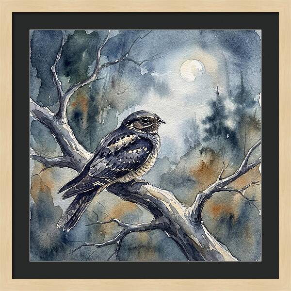 Nightjar Under The Moonlight