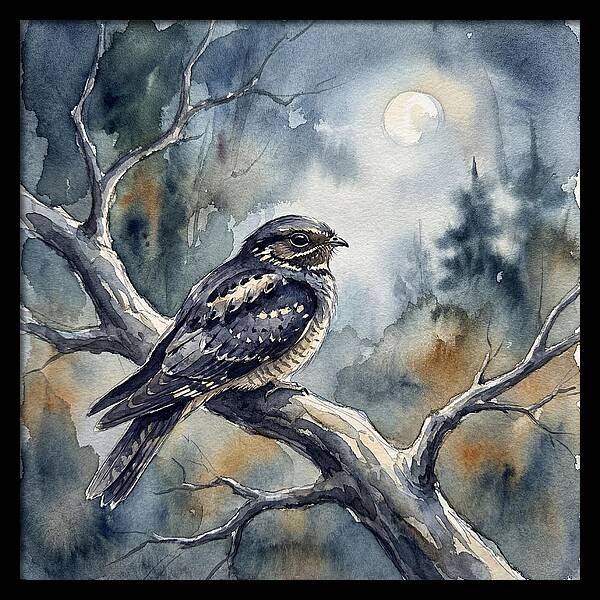 Nightjar Under The Moonlight