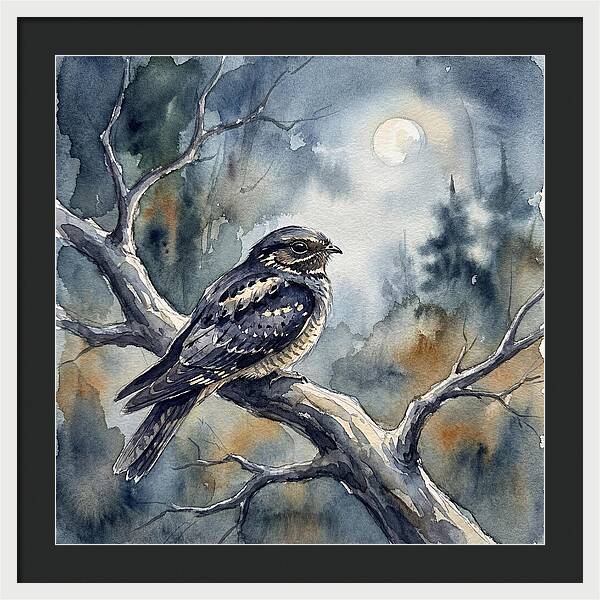 Nightjar Under The Moonlight