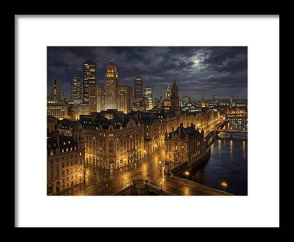 Nighttime Cityscape Serenity