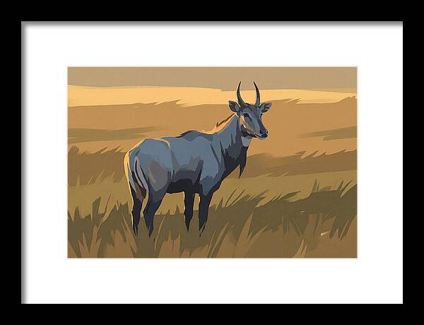 Nilgai Standing Proudly