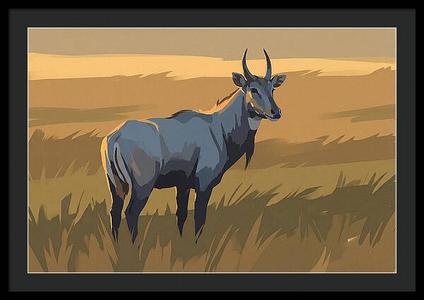Nilgai Standing Proudly