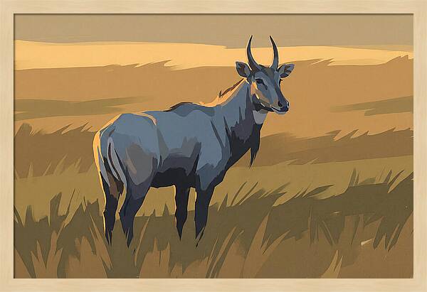 Nilgai Standing Proudly