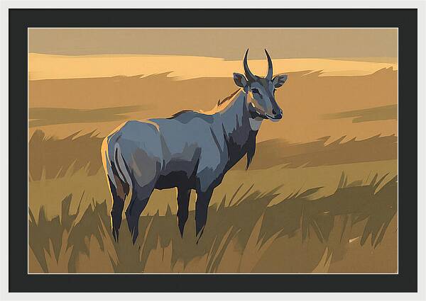 Nilgai Standing Proudly