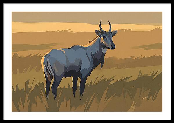 Nilgai Standing Proudly