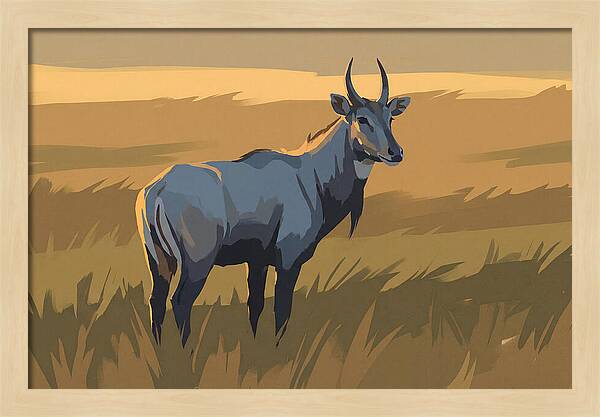 Nilgai Standing Proudly