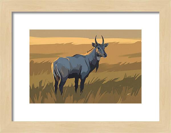 Nilgai Standing Proudly