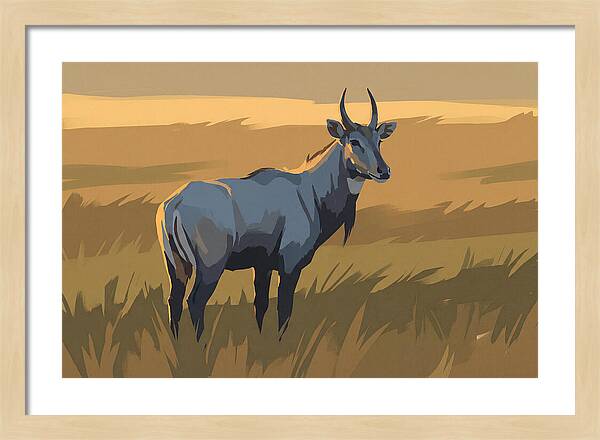 Nilgai Standing Proudly