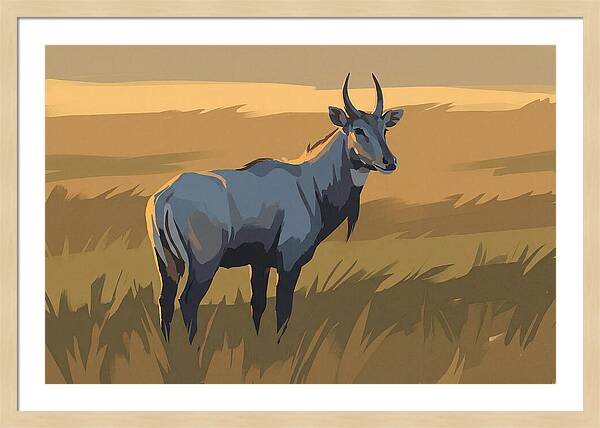 Nilgai Standing Proudly