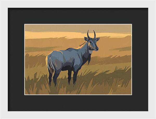 Nilgai Standing Proudly