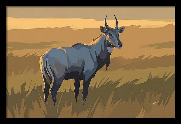 Nilgai Standing Proudly