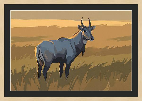 Nilgai Standing Proudly