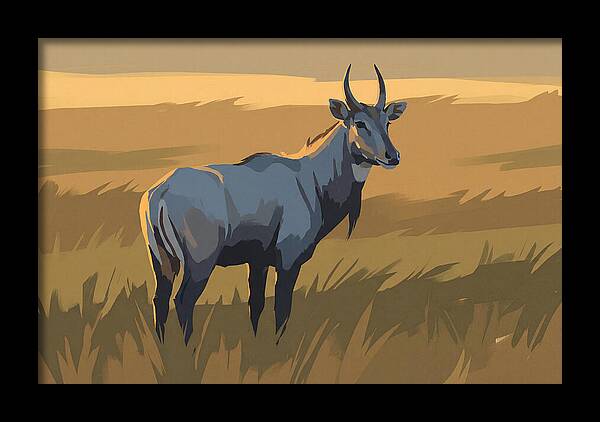 Nilgai Standing Proudly