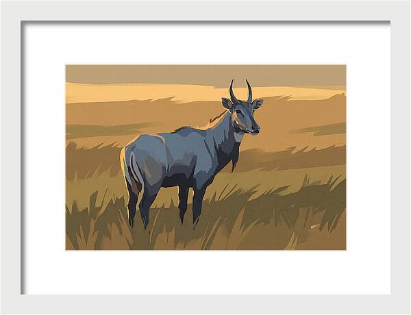 Nilgai Standing Proudly