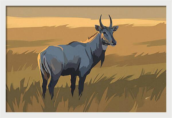 Nilgai Standing Proudly