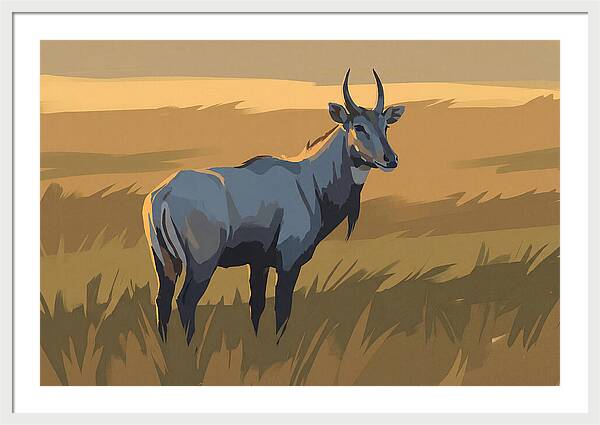 Nilgai Standing Proudly
