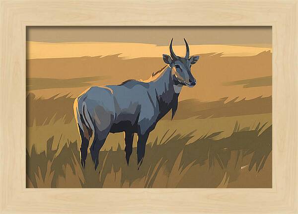 Nilgai Standing Proudly