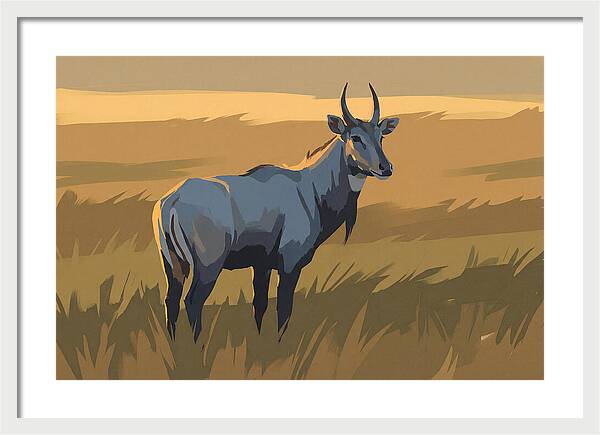 Nilgai Standing Proudly
