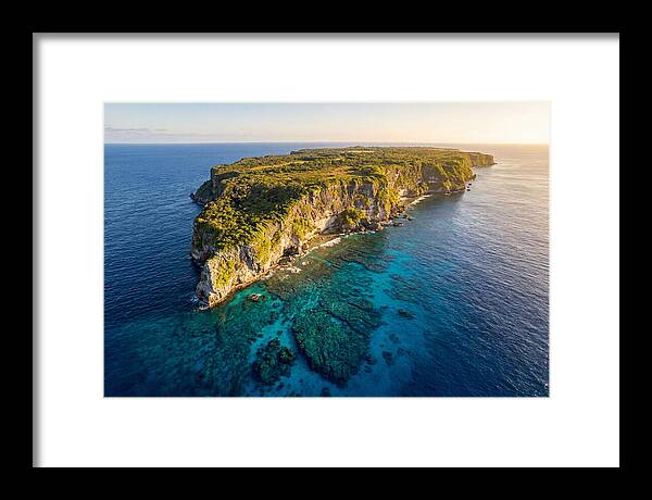 Niue Coastline From Above