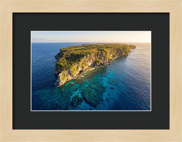 Niue Coastline From Above