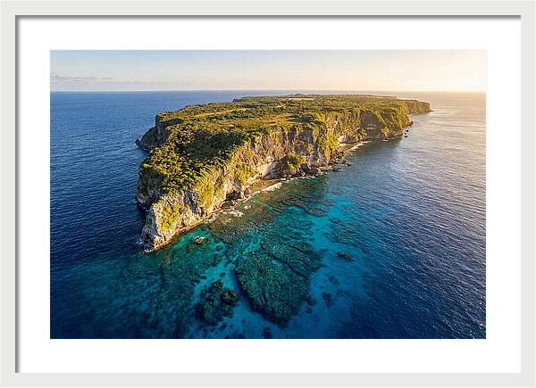 Niue Coastline From Above