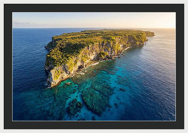 Niue Coastline From Above
