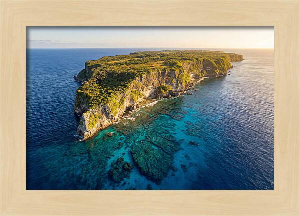 Niue Coastline From Above