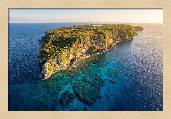 Niue Coastline From Above