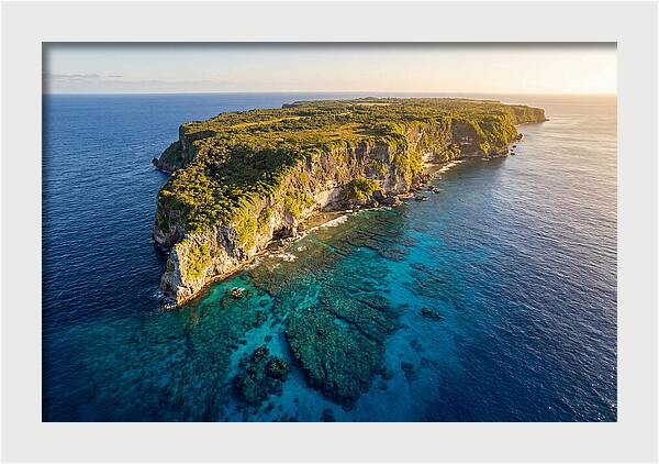 Niue Coastline From Above