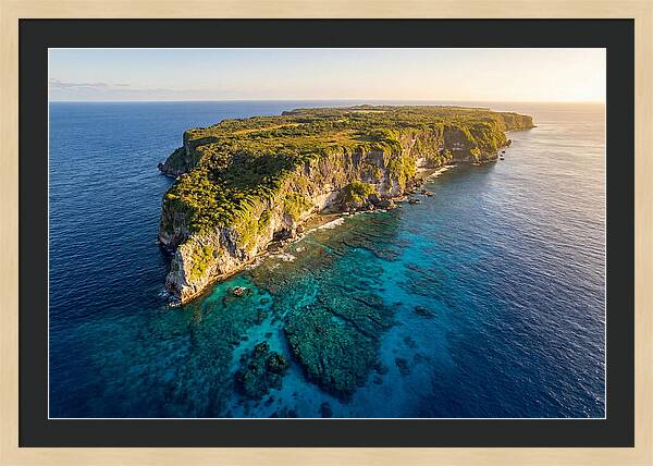 Niue Coastline From Above