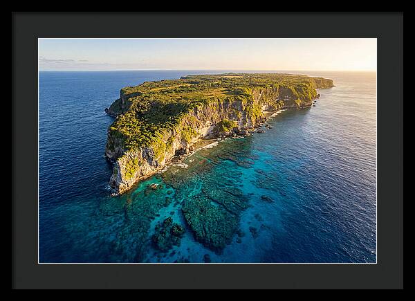 Niue Coastline From Above