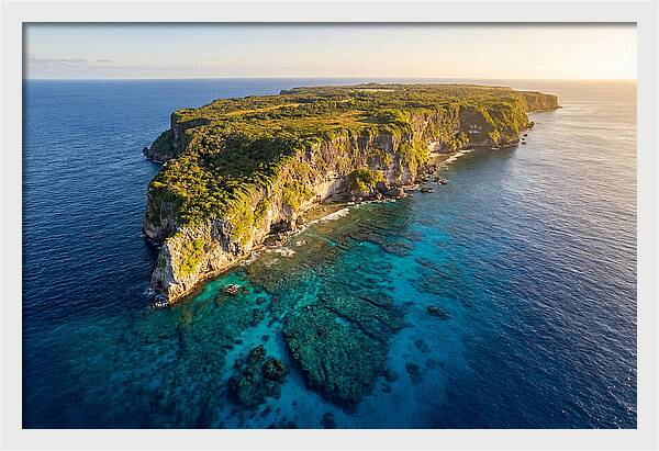 Niue Coastline From Above