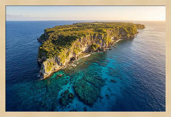 Niue Coastline From Above