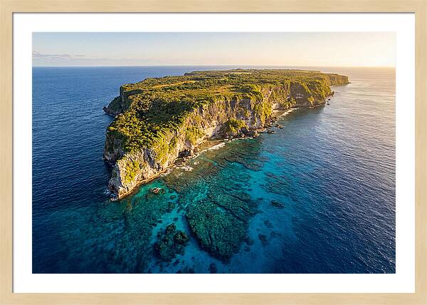 Niue Coastline From Above