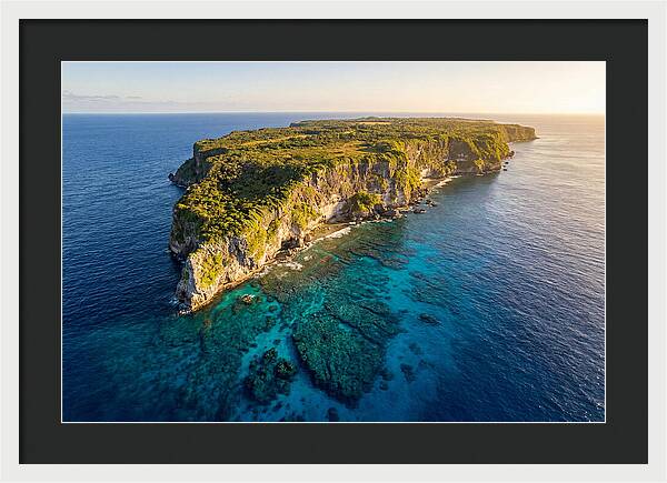 Niue Coastline From Above